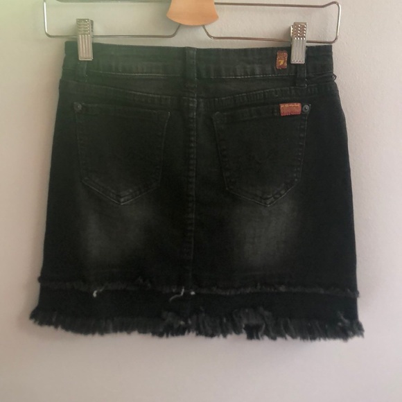 NWT 7for all mankind jean skirt - Picture 3 of 3